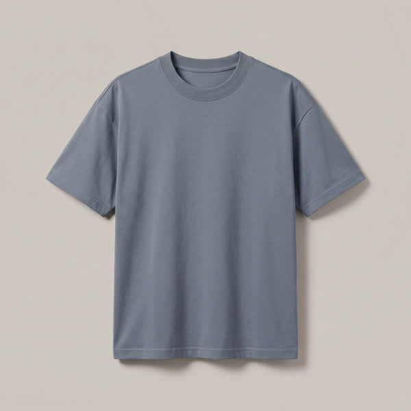 T-shirt grigio blu